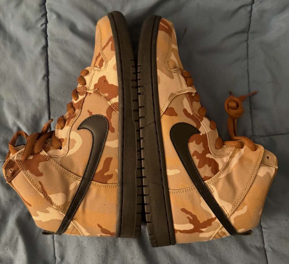 Nike SB Dunk High Pro Brown Camo Desert Camo BQ6826-200